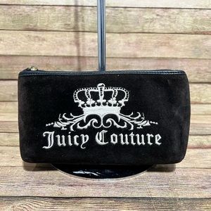 Juicy Couture Black Velour Clutch